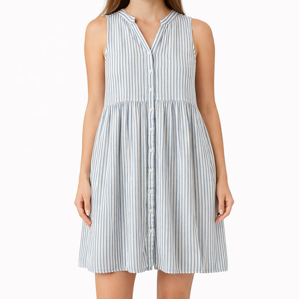 Thread & Supply Striped Babydoll Dress MEDIUM